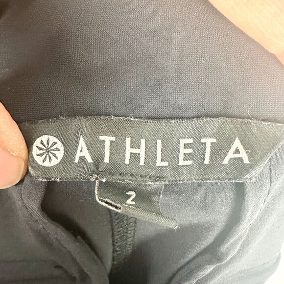 Athleta Gramercy Track Trouser Black Size 2 Athletic Athleisure - Picture 14 of 15